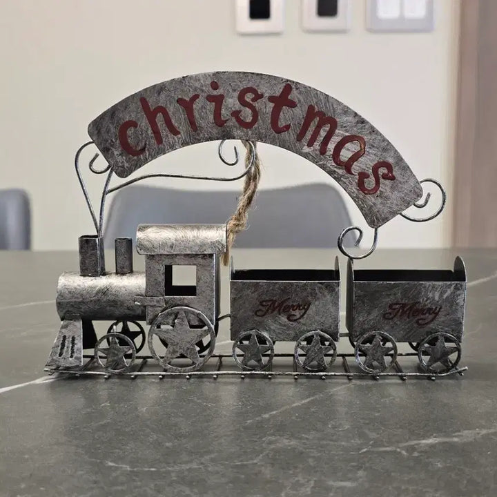 [BUNJANG] Kurt Adler Christmas Metal Train Ornament / 미국 Kurt Adler 크리스마스 금속 기차 장식품