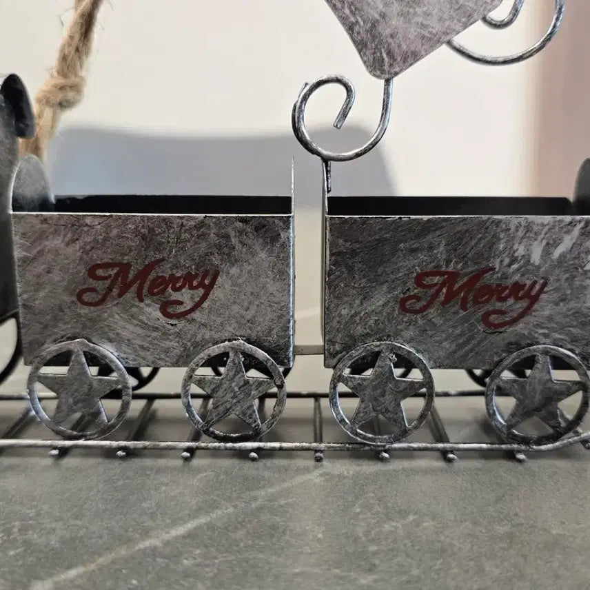 [BUNJANG] Kurt Adler Christmas Metal Train Ornament / 미국 Kurt Adler 크리스마스 금속 기차 장식품