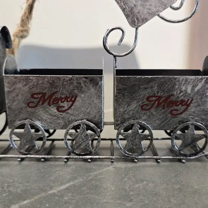 [BUNJANG] Kurt Adler Christmas Metal Train Ornament / 미국 Kurt Adler 크리스마스 금속 기차 장식품