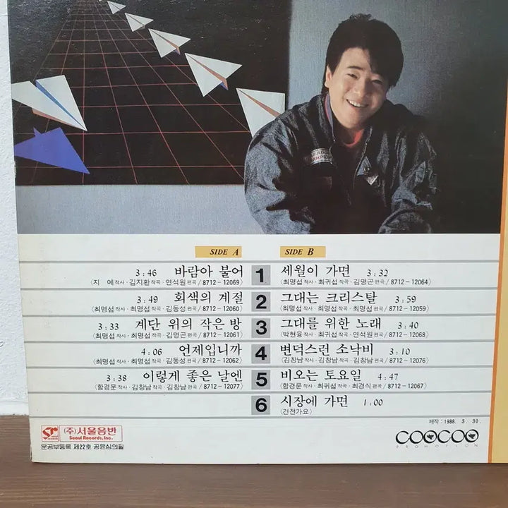 [BUNJANG] Choi Ho Seop Vol.1 LP / 최호섭 1집 LP 1987.  세월이가면
