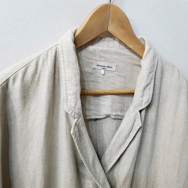 [SOLD OUT] SM2 린넨 100% 오버핏 더블 자켓