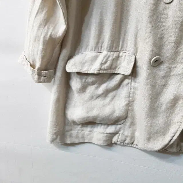 [SOLD OUT] SM2 린넨 100% 오버핏 더블 자켓