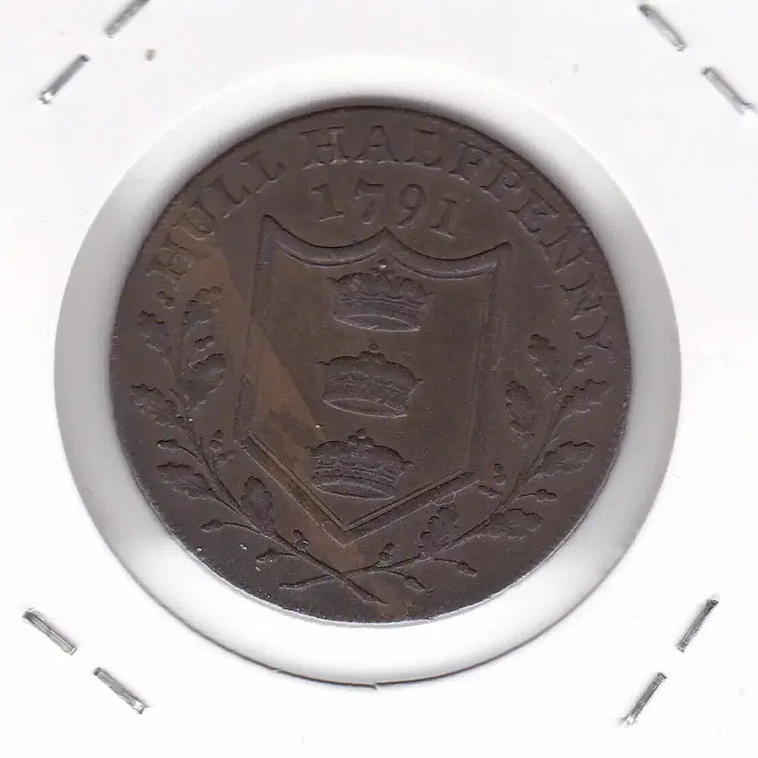 [BUNJANG] 1791 British Half Penny Token / 1791년 영국 하프페니 토큰 상태양호