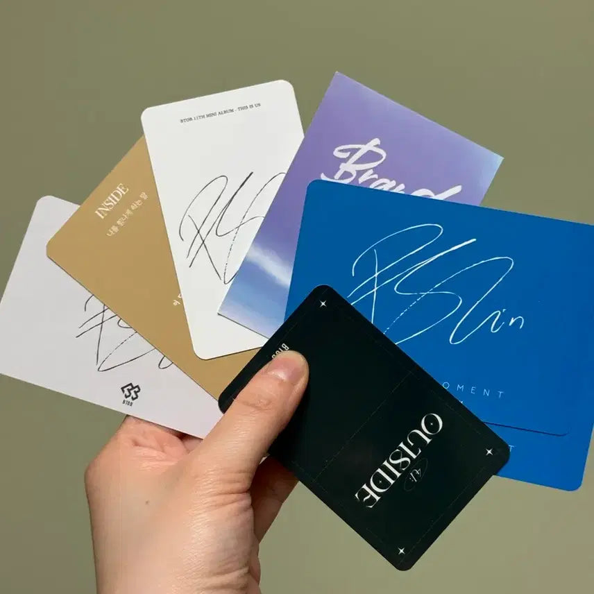 [BUNJANG] BTOB Peniel Photocard Bundle Set / 비투비 프니엘 포카 7장 일괄 양도
