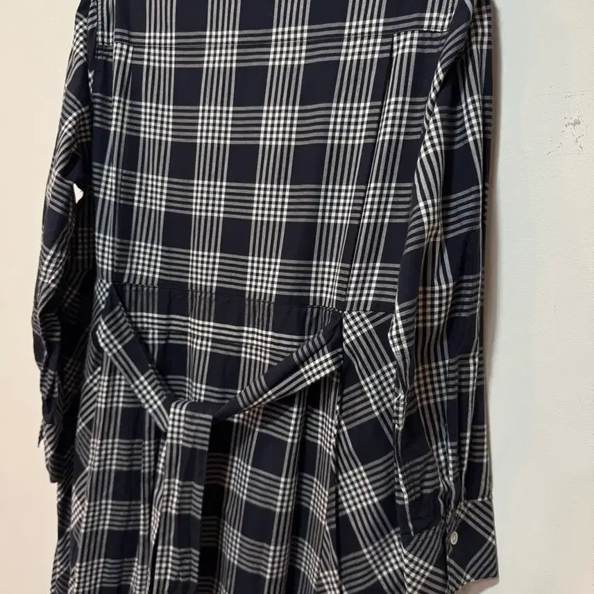 [SOLD OUT] 빈폴 체크 셔츠 원피스 95