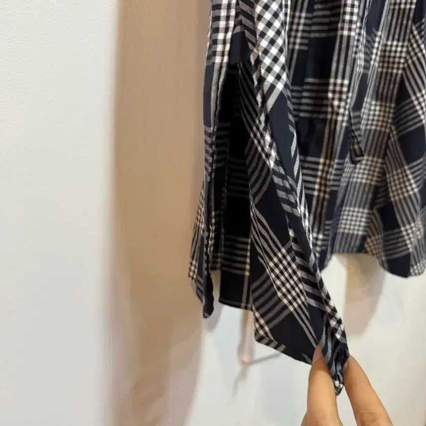 [SOLD OUT] 빈폴 체크 셔츠 원피스 95