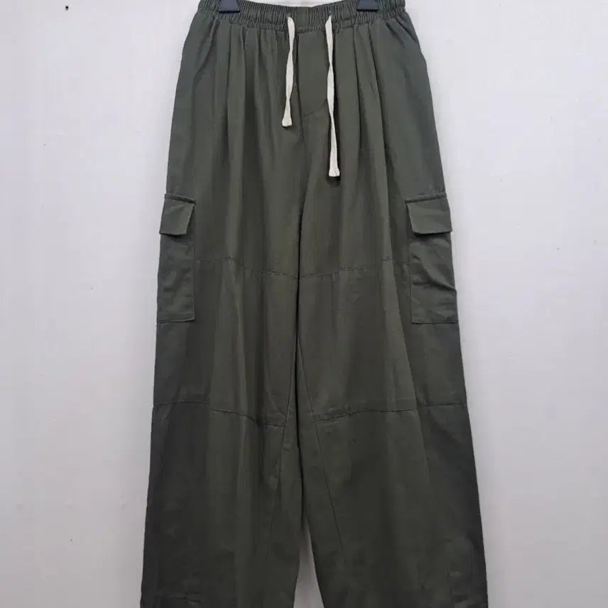 [BUNJANG] Khaki Wide Pants (Size 32) / 카키 와이드팬츠32