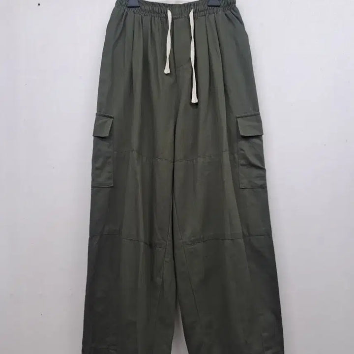 [BUNJANG] Khaki Wide Pants (Size 32) / 카키 와이드팬츠32