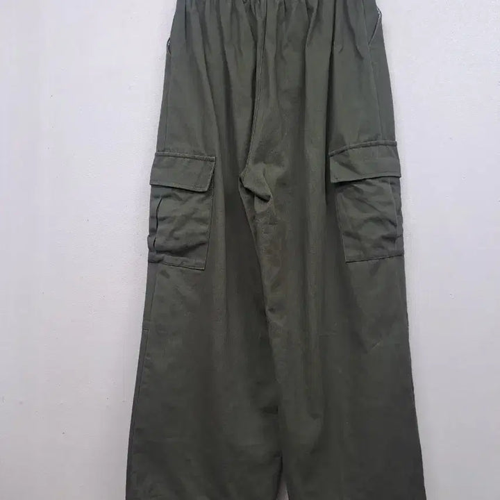 [BUNJANG] Khaki Wide Pants (Size 32) / 카키 와이드팬츠32
