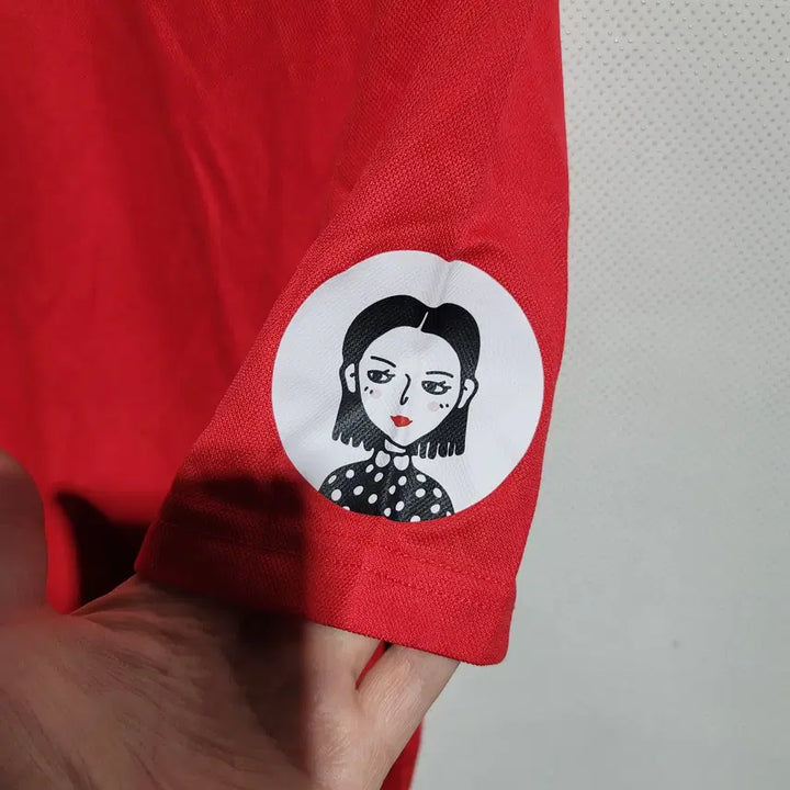 [BUNJANG] Unbranded Short Sleeve Polo Shirt / 후면에 글씨있는 반팔카라티 작업복 잠옷 새옷입니다.