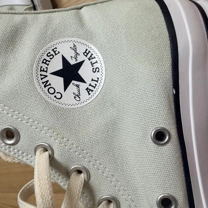 [BUNJANG] Converse Chuck Taylor All Star High Top Mint Green Sneakers / 새상품 컨버스 척 230 하이 연한민트색?