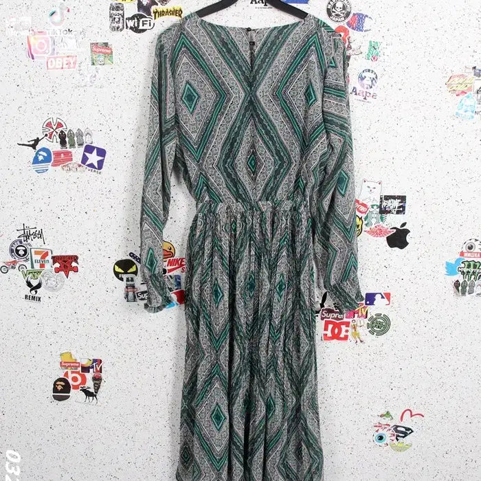[BUNJANG] Geometric Diamond Pattern Women&