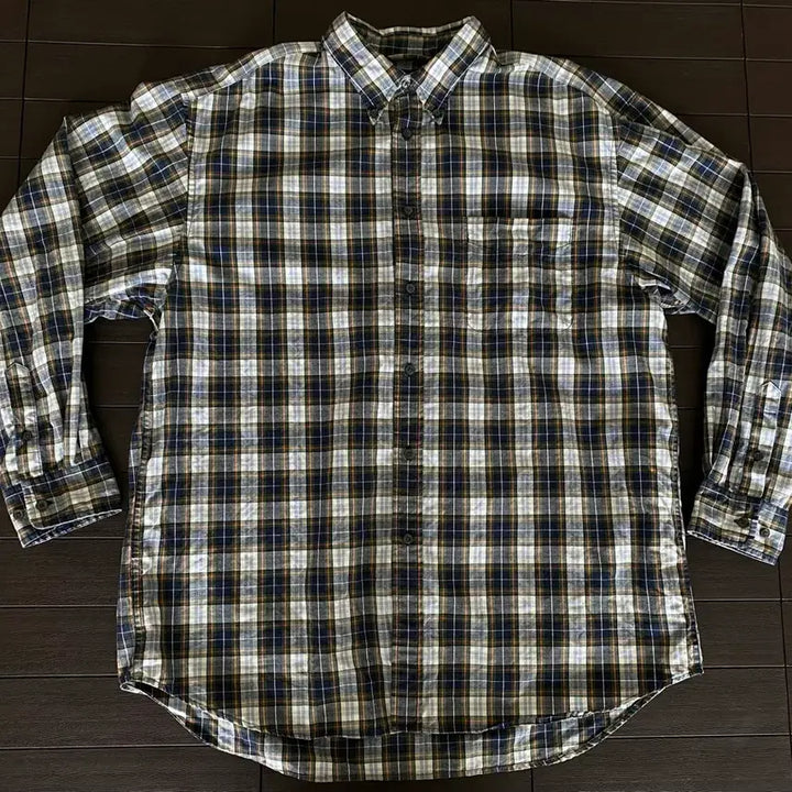 [BUNJANG] Old Navy Checkered Long Sleeve Shirt / (XL) 올드갭 체크 긴팔 셔츠