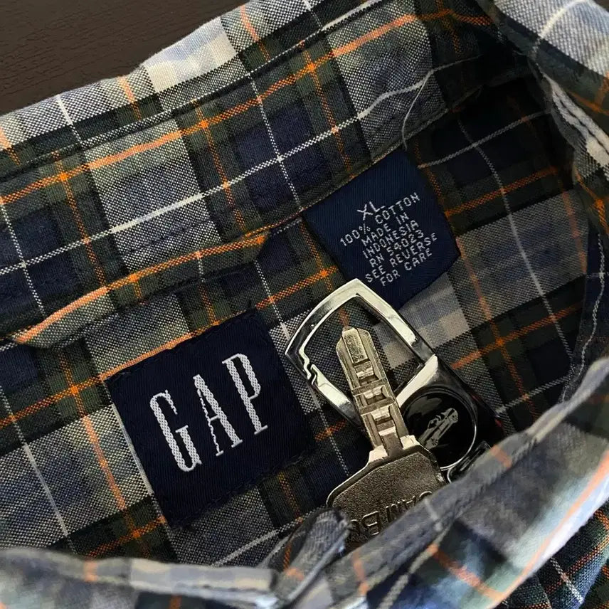 [BUNJANG] Old Navy Checkered Long Sleeve Shirt / (XL) 올드갭 체크 긴팔 셔츠