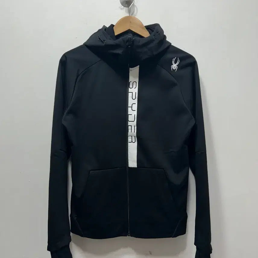 [BUNJANG] Spider Black Hooded Zip-up M / 스파이더 블랙 후드집업 M
