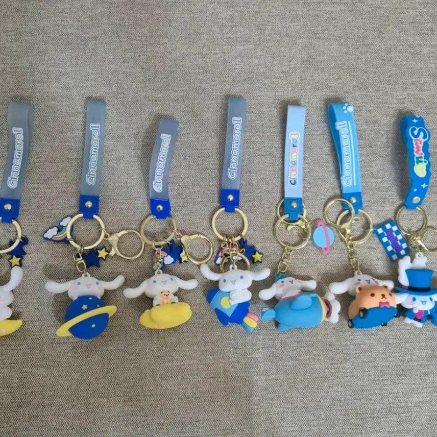 [BUNJANG] Sanrio Cinnamoroll Space Series Ride Keyring / 산리오 시나모롤 우주시리즈/탈것 키링 (개별 3000)