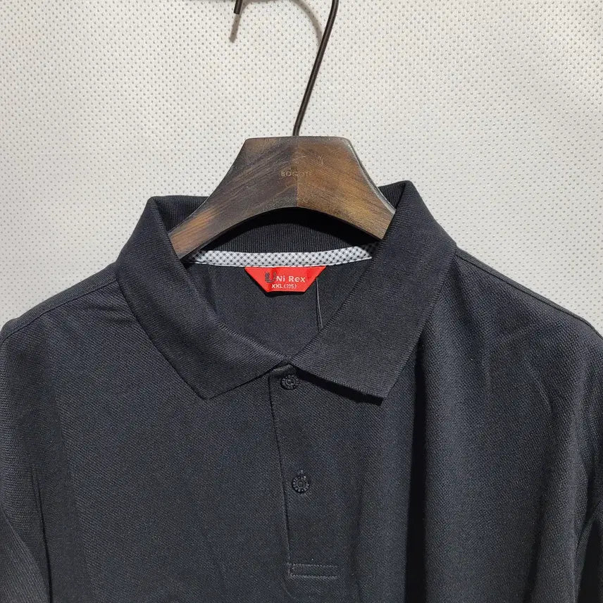 [BUNJANG] Unbranded Unisex Logo Short Sleeve Polo Shirt / 뒷면에 로고 박혀있는 반팔카라티 작업복 잠옷 새옷이에요