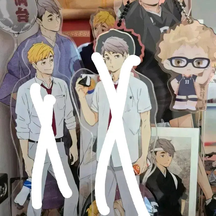 [BUNJANG] Haikyuu!! Miya Atsumu &amp; Osamu Acrylic Stand &amp; Goods Bundle Set / 급처!!) 하이큐 미야 아츠무, 오사무 굿즈 급처합니다!!