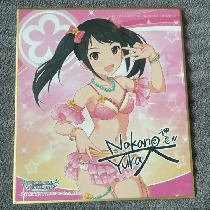 [BUNJANG] Idolmaster Nakano Yuka Mini Shikishi / 아이돌마스터 나카노 유카 미니색지