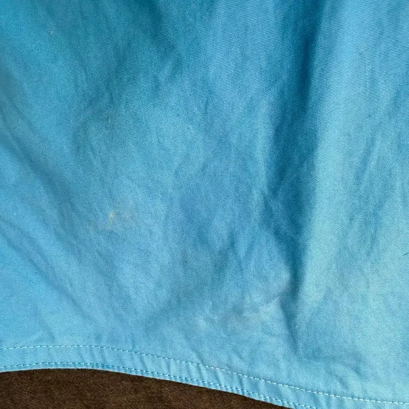 [BUNJANG] STU Blue Short Sleeve Shirt (M) / STU 반팔셔츠 M사이즈