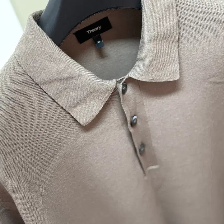 [BUNJANG] Theory Leland Polo Shirt Beige XL / 띠어리/릴랜드 폴로 셔츠 베이지/XL