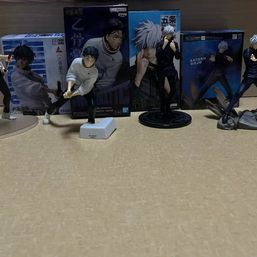 [BUNJANG] Jujutsu Kaisen Figures Bundle Set (Box Included) / 주술회전피규어 5개 일괄 (박스O)