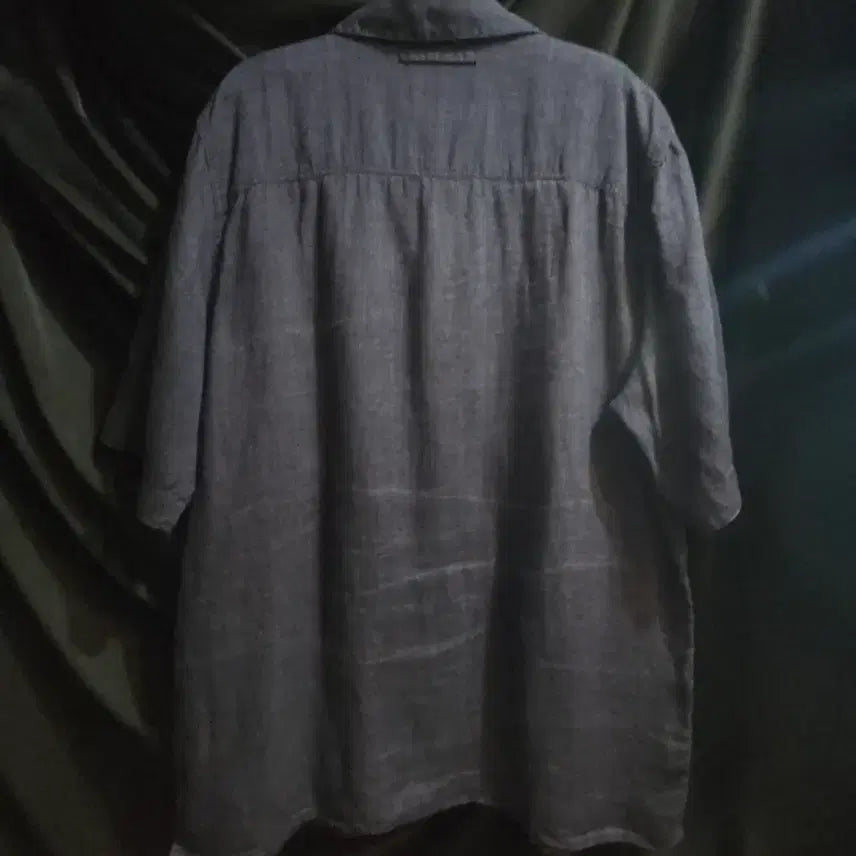 [BUNJANG] Albam Navy Short Sleeve Shirt / albam 알밤 네이비 반팔 셔츠