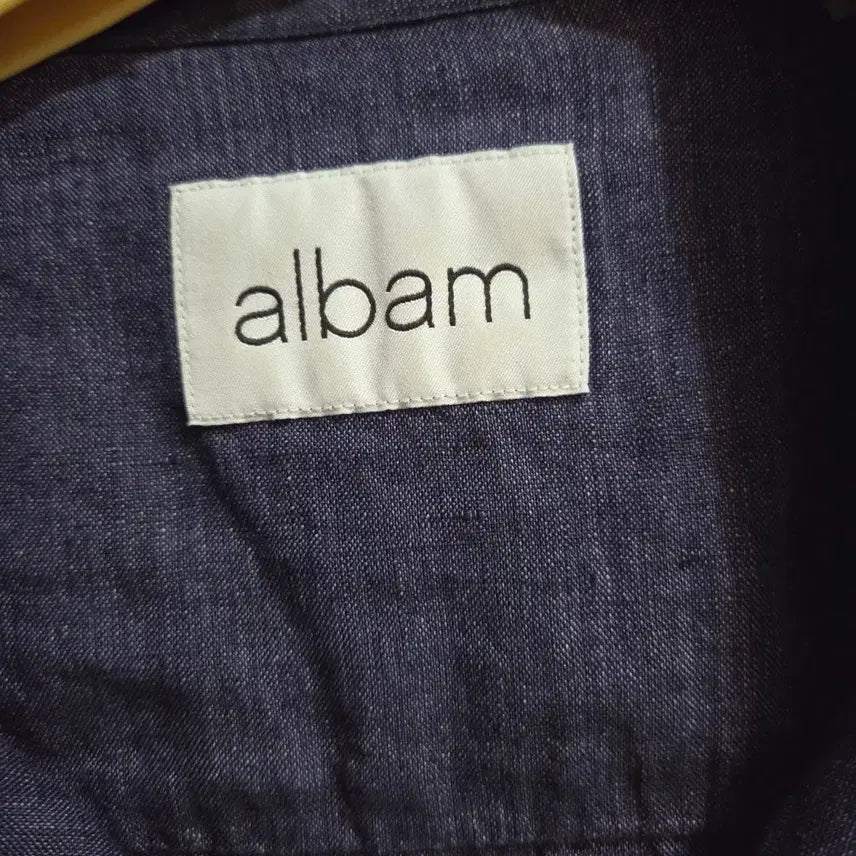 [BUNJANG] Albam Navy Short Sleeve Shirt / albam 알밤 네이비 반팔 셔츠