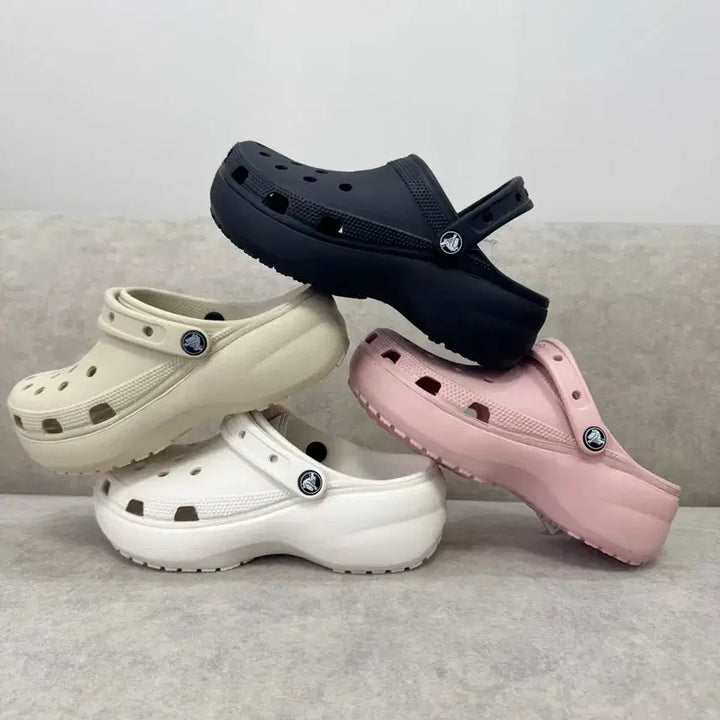 [BUNJANG] Crocs Classic Platform 4cm Heels / 크록스 클래식 플랫폼 4cm 굽