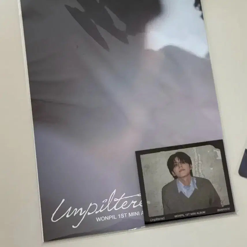 [BUNJANG] Wonpil Unfiltered First Press POB Poster + Photofilm / 원필 언필터드 초도한정 특전 포스터 포토필름 양도 앨범 포카