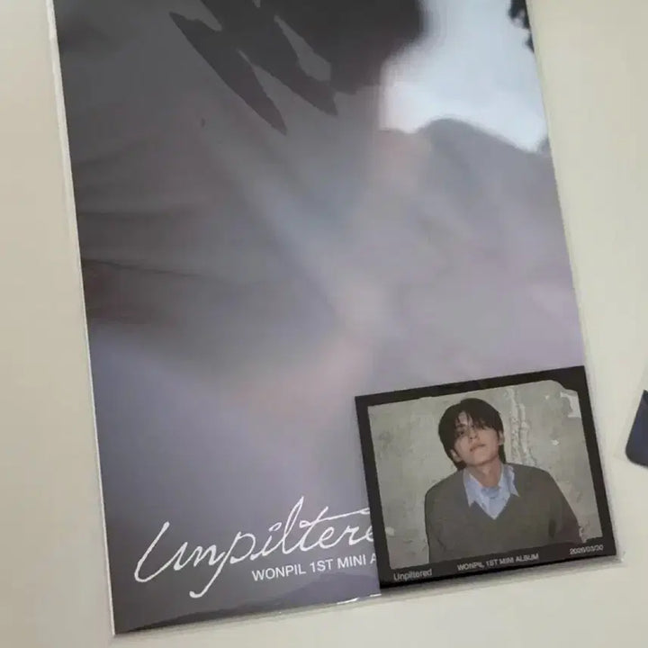 [BUNJANG] Wonpil Unfiltered First Press POB Poster + Photofilm / 원필 언필터드 초도한정 특전 포스터 포토필름 양도 앨범 포카