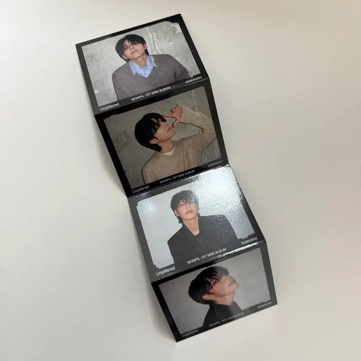 [BUNJANG] Wonpil Unfiltered First Press POB Poster + Photofilm / 원필 언필터드 초도한정 특전 포스터 포토필름 양도 앨범 포카