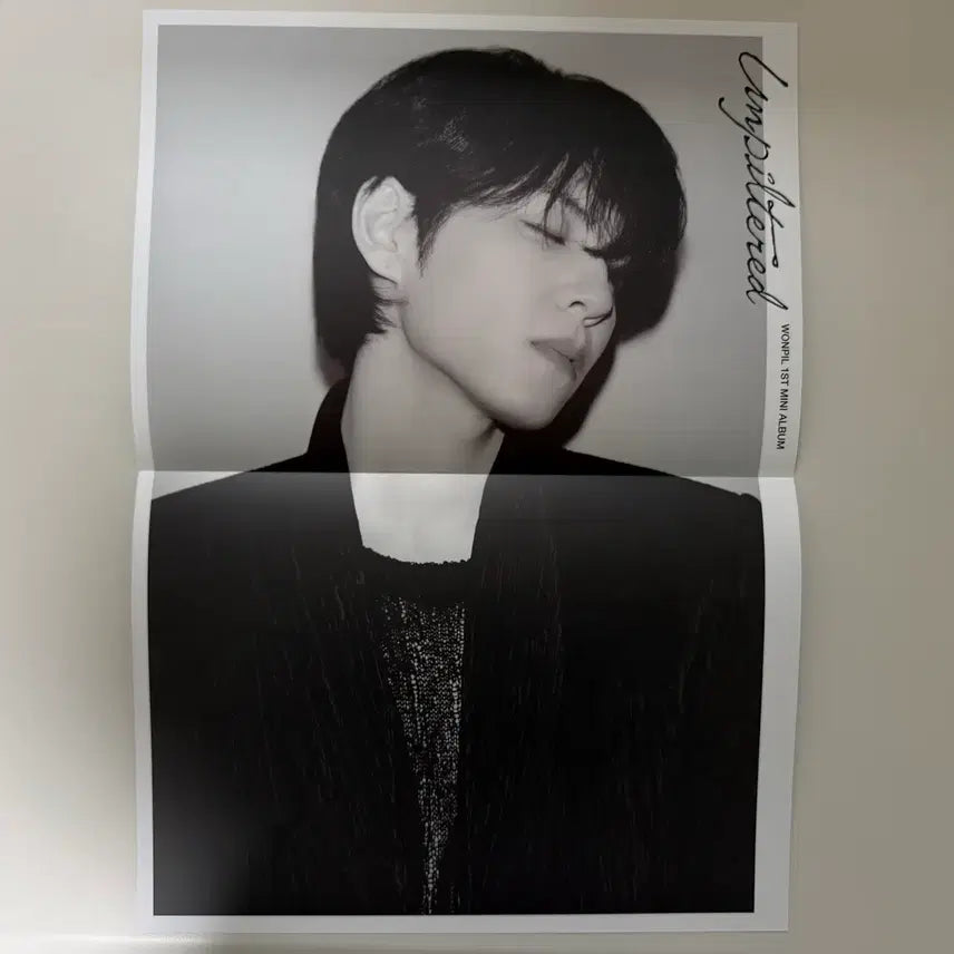 [BUNJANG] Wonpil Unfiltered First Press POB Poster + Photofilm / 원필 언필터드 초도한정 특전 포스터 포토필름 양도 앨범 포카