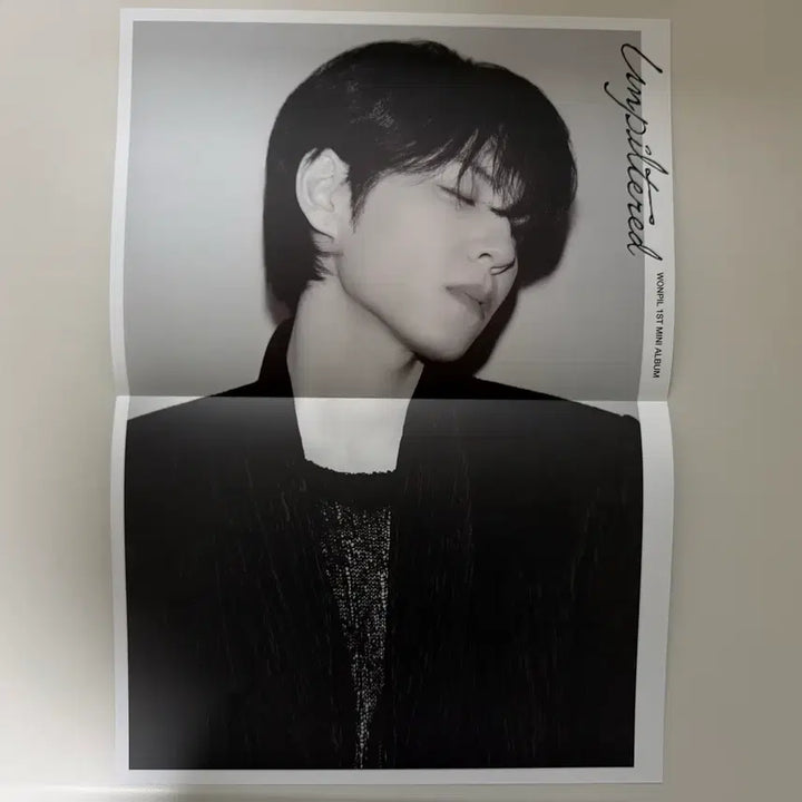 [BUNJANG] Wonpil Unfiltered First Press POB Poster + Photofilm / 원필 언필터드 초도한정 특전 포스터 포토필름 양도 앨범 포카