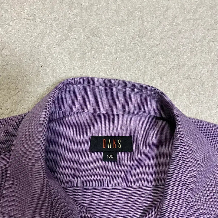 [BUNJANG] Daks Purple Long Sleeve Shirt 100 / 닥스 퍼플 긴팔 셔츠 100