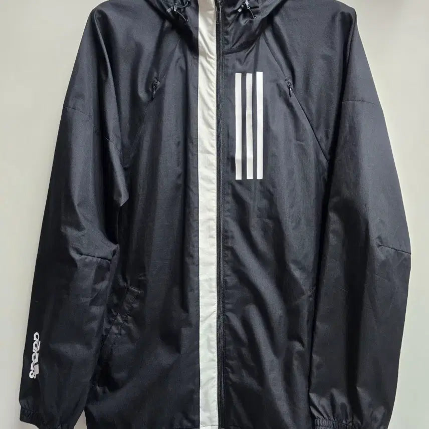 [BUNJANG] Adidas Hooded Windbreaker Jacket L / 아디다스 바람막이 자켓 L