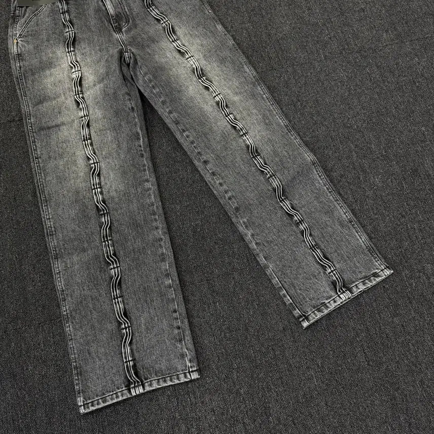 [BUNJANG] Andersson Bell Wave Wide Leg Jeans / 앤더슨벨 웨이브 와이드 레그진