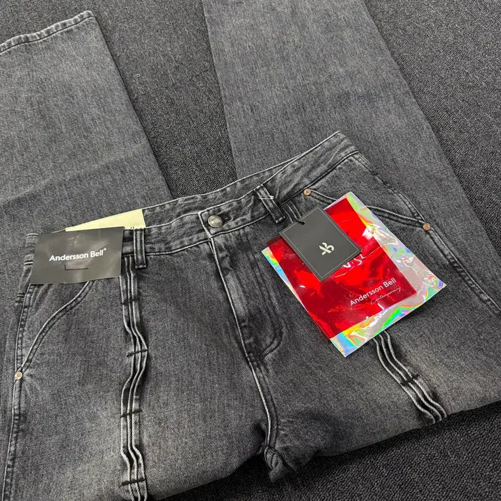 [BUNJANG] Andersson Bell Wave Wide Leg Jeans / 앤더슨벨 웨이브 와이드 레그진