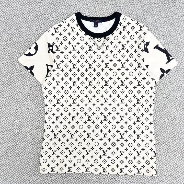[BUNJANG] Louis Vuitton LV Logo Short Sleeve T-Shirt White XL / [XL]루이비통 LV로고 반팔티
