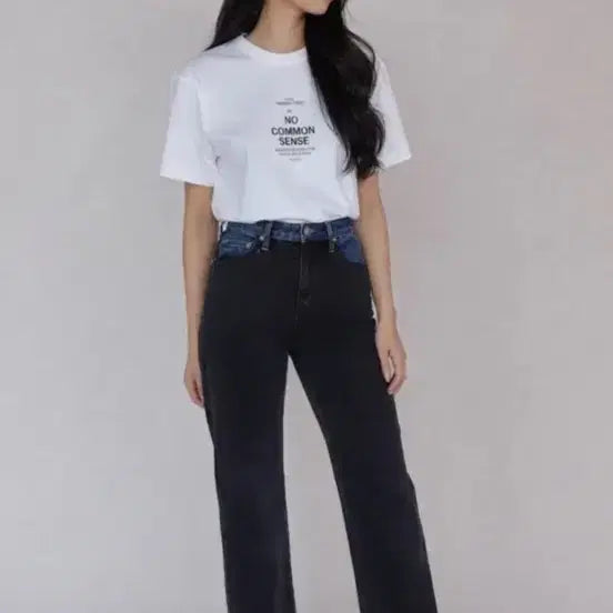 [BUNJANG] Re:uni Two-Tone Denim Pants / 리유니 데님 팬츠