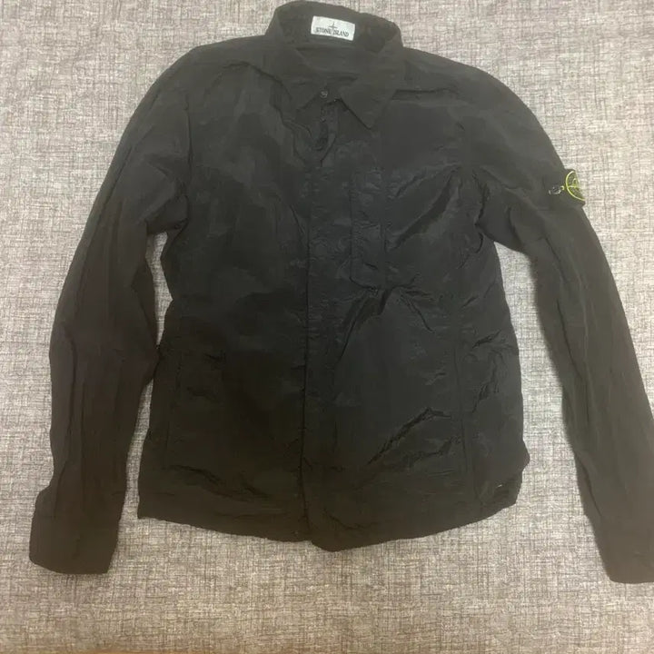 [BUNJANG] Stone Island Nylon Metal Shirt Black M / 스톤아일랜드 나일론메탈 셔츠 블랙 M