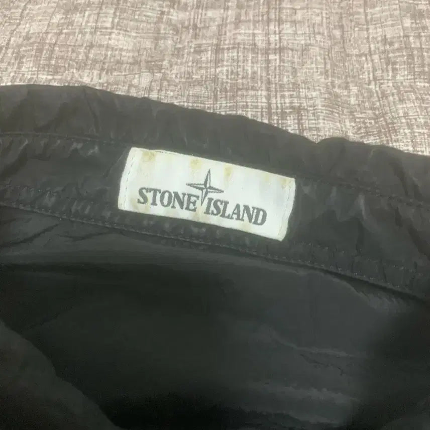 [BUNJANG] Stone Island Nylon Metal Shirt Black M / 스톤아일랜드 나일론메탈 셔츠 블랙 M