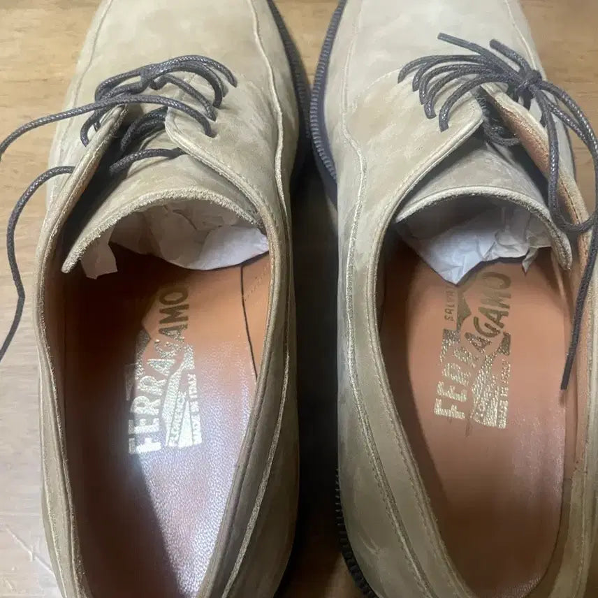 [BUNJANG] Salvatore Ferragamo Spindle Suede Derby Shoes / 살바토레 페라가모(Salvatore Ferragamo)