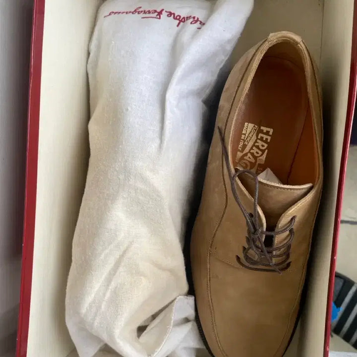 [BUNJANG] Salvatore Ferragamo Spindle Suede Derby Shoes / 살바토레 페라가모(Salvatore Ferragamo)
