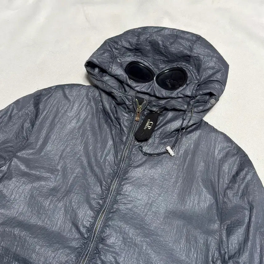 [BUNJANG] C.P. Company Gray Nylon Windbreaker Padded Jacket / 52 C.P.컴퍼니 그레이 나일론 윈드브레이커 패딩