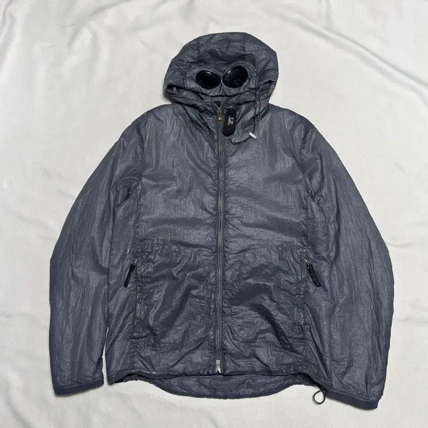 [BUNJANG] C.P. Company Gray Nylon Windbreaker Padded Jacket / 52 C.P.컴퍼니 그레이 나일론 윈드브레이커 패딩