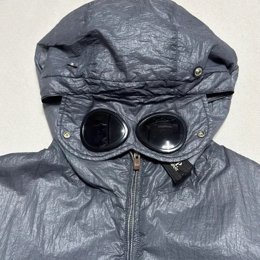 [BUNJANG] C.P. Company Gray Nylon Windbreaker Padded Jacket / 52 C.P.컴퍼니 그레이 나일론 윈드브레이커 패딩