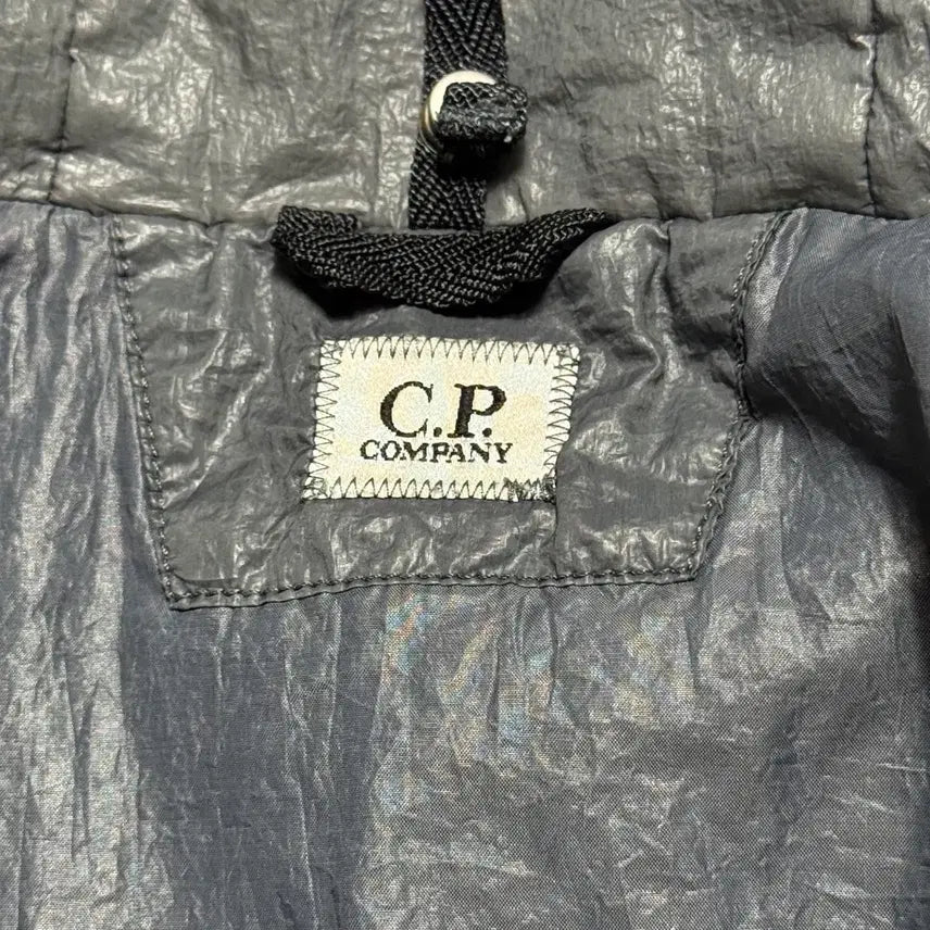 [BUNJANG] C.P. Company Gray Nylon Windbreaker Padded Jacket / 52 C.P.컴퍼니 그레이 나일론 윈드브레이커 패딩