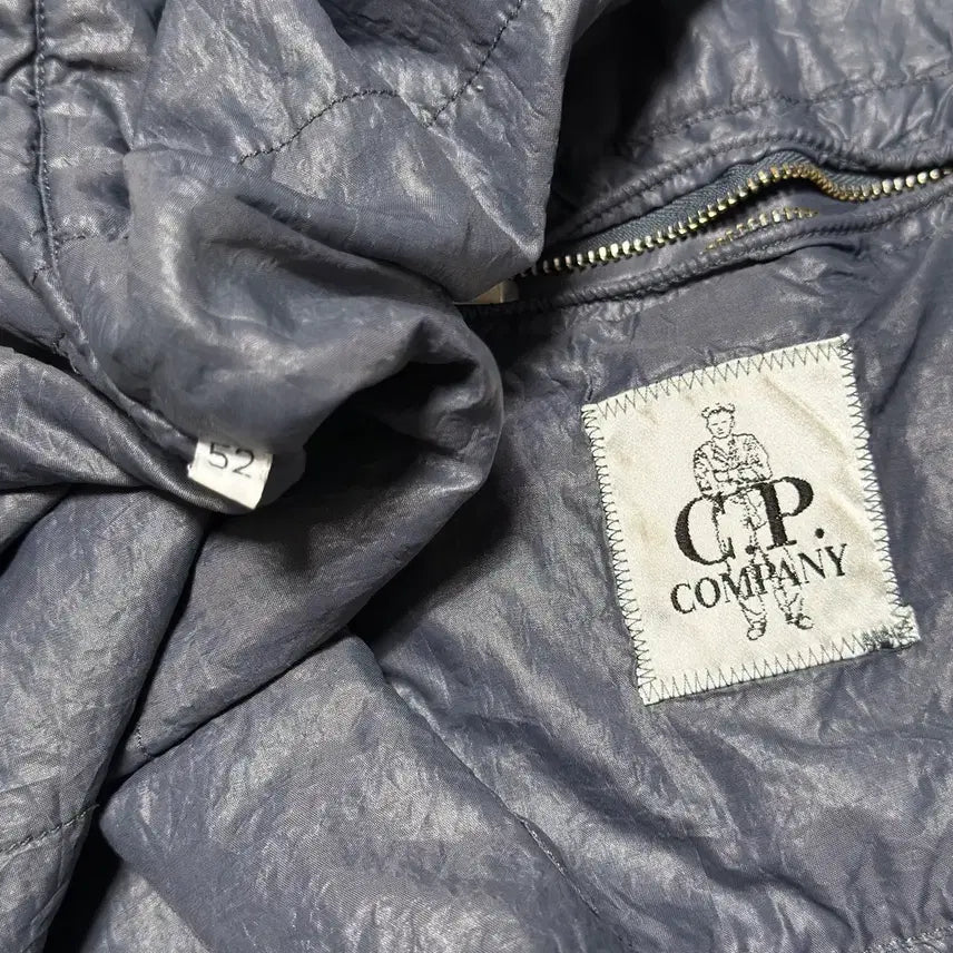[BUNJANG] C.P. Company Gray Nylon Windbreaker Padded Jacket / 52 C.P.컴퍼니 그레이 나일론 윈드브레이커 패딩