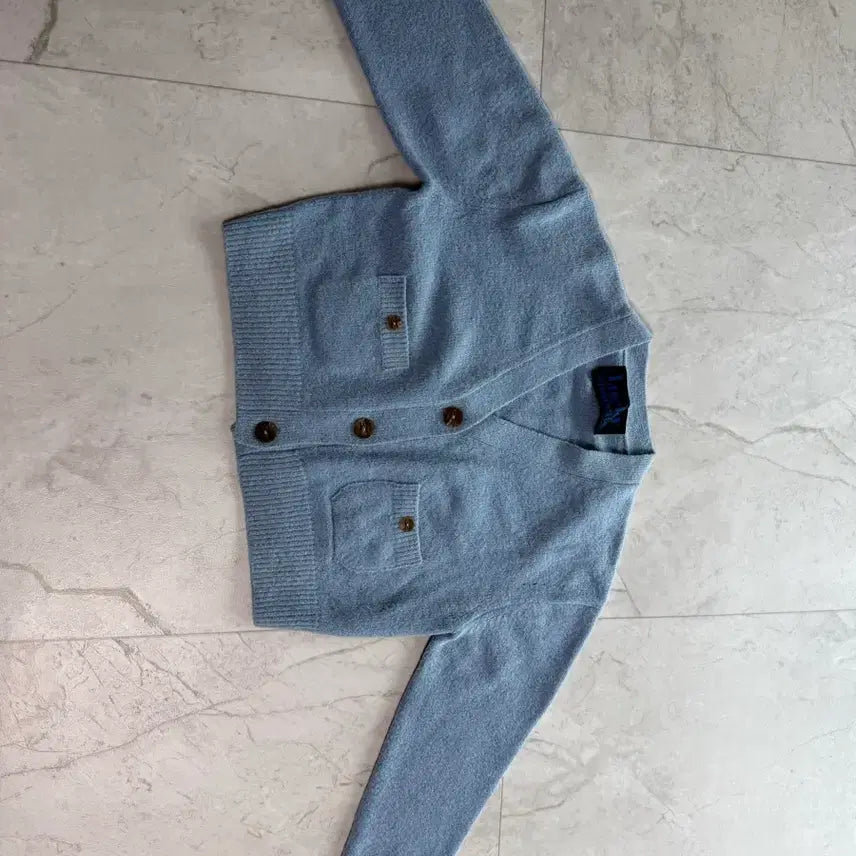[BUNJANG] Lucky Chouette Sky Blue Cardigan / 럭키슈에뜨 가디건